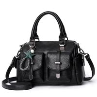 Women's Large All Seasons Pu Leather Classic Style Tote Bag main image 4