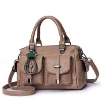 Women's Large All Seasons Pu Leather Classic Style Tote Bag main image 3