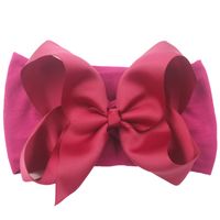 Cute Simple Style Bow Knot Nylon Hair Band sku image 7