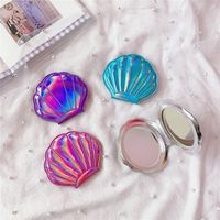 Simple Style Shell Plastic Mirror 1 Piece main image 1