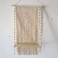 New Daily Simple Casual Color Matching Cotton Tapestry sku image 1