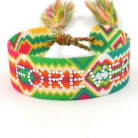 Vacation Ethnic Style Letter Polyester Wholesale Bracelets sku image 36