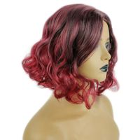 Women's Fashion Street High-temperature Fiber Side Score Short Curly Hair Wigs sku image 2