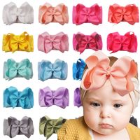 Cute Simple Style Bow Knot Nylon Hair Band main image 2