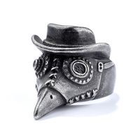 Retro Punk Crow 304 Stainless Steel Men'S Rings main image 5