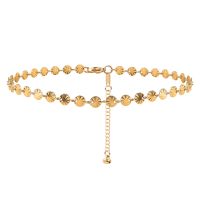 Simple Style Flower Titanium Steel Plating 18k Gold Plated Women's Anklet main image 3