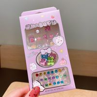 Moton D'autocollant À Ongles Mignons Pour Enfants Portant Une Feuille D'ongle sku image 5