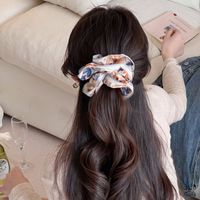 Cute Sweet Stripe Flower Cloth Hair Tie main image 3