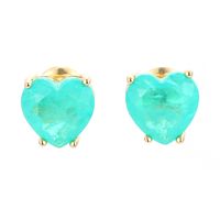 Casual Simple Style Heart Shape Copper Plating Inlay Zircon Women's Earrings Necklace main image 5