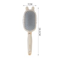 Simple Style Oval Bear Solid Color Plastic Nylon Rubber Hair Combs sku image 9