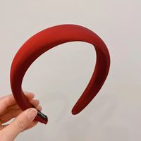 Simple Style Solid Color Satin Handmade Hair Band sku image 5