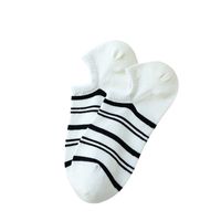 Frau Japanischer Stil Farbblock Baumwolle Drucken Ankle Socken Ein Paar main image 3