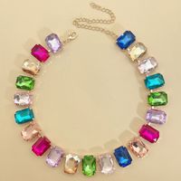 Lady U Shape Copper Necklace In Bulk sku image 1