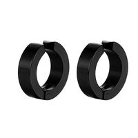 Simple Style Round Titanium Steel Plating Ear Clips 1 Piece sku image 7