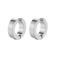 Simple Style Round Titanium Steel Plating Ear Clips 1 Piece sku image 5
