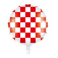 Geburtstag Streifen Kariert Aluminiumfolie Gruppe Luftballons sku image 1