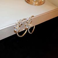 1 Pair Fashion Bow Knot Metal Inlay Zircon Women's Ear Studs sku image 90