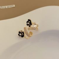 1 Pair Fashion Bow Knot Metal Inlay Zircon Women's Ear Studs sku image 144