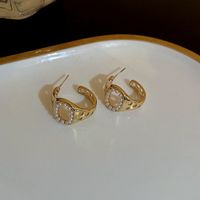 1 Pair Fashion Bow Knot Metal Inlay Zircon Women's Ear Studs sku image 84