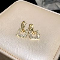 1 Pair Fashion Bow Knot Metal Inlay Zircon Women's Ear Studs sku image 63