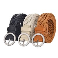 Casual Round Alloy Wax Rope Woven Woven Belt Unisex Woven Belts main image 1