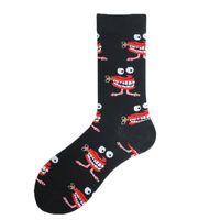 Women's Simple Style Shark Cotton Printing Ankle Socks A Pair sku image 17