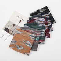 Women's Retro Simple Style Leaves Voile Printing Scarf main image 1