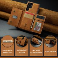 Vintage Style Solid Color Pu Leather  Phone Cases main image 4