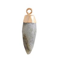 Simple Style Classic Style Water Droplets Natural Stone Plating Pendants sku image 6