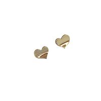 1 Pair Simple Style Heart Shape Sterling Silver Plating Ear Studs main image 3