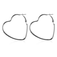 Casual Modern Style Heart Shape Key Alloy Metal Copper Asymmetrical Pearl Plating 18k Gold Plated Gold Plated Silver Plated Women's Drop Earrings sku image 9