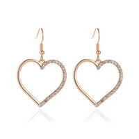Casual Modern Style Heart Shape Key Alloy Metal Copper Asymmetrical Pearl Plating 18k Gold Plated Gold Plated Silver Plated Women's Drop Earrings sku image 12