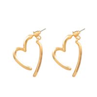 Casual Modern Style Heart Shape Key Alloy Metal Copper Asymmetrical Pearl Plating 18k Gold Plated Gold Plated Silver Plated Women's Drop Earrings sku image 15