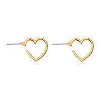 Casual Modern Style Heart Shape Key Alloy Metal Copper Asymmetrical Pearl Plating 18k Gold Plated Gold Plated Silver Plated Women's Drop Earrings sku image 1