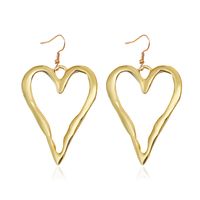 Casual Modern Style Heart Shape Key Alloy Metal Copper Asymmetrical Pearl Plating 18k Gold Plated Gold Plated Silver Plated Women's Drop Earrings sku image 17