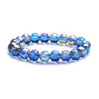 Sweet Simple Style Geometric Artificial Crystal Glass Wholesale Bracelets main image 2