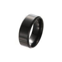 Simple Style Solid Color Stainless Steel Polishing Rings main image 2