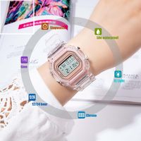 Casual Solid Color Hook Electronic Kids Watches main image 5
