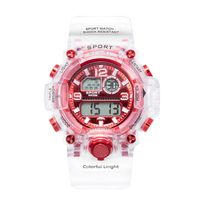 Sports Solid Color Buckle Electronic Kids Watches sku image 6