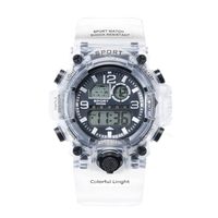 Sports Solid Color Buckle Electronic Kids Watches sku image 4