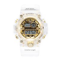 Sports Solid Color Buckle Electronic Kids Watches sku image 3