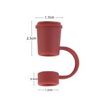 Casual Solid Color Silica Gel Cup Sleeves main image 3
