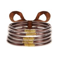 Casual Solid Color Silica Gel Handmade Women's Bracelets sku image 4
