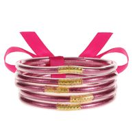 Casual Solid Color Silica Gel Handmade Women's Bracelets sku image 12