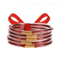 Casual Solid Color Silica Gel Handmade Women's Bracelets sku image 1
