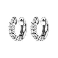 1 Paar Luxuriös Klassischer Stil Pentagramm Kreis Überzug Inlay Kupfer Zirkon 18 Karat Vergoldet Ohrringe sku image 10