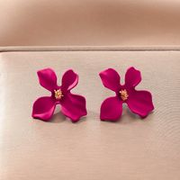 New Fresh Flower Alloy Earrings Nhpf145123 sku image 3