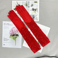 Women's Sweet Simple Style Solid Color Gloves 1 Pair main image 5