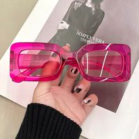 Hip-hop Simple Style Solid Color Pc Square Full Frame Men's Sunglasses main image 1
