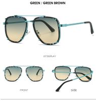 Estilo Simple Color Sólido Ordenador Personal Gafas De Sapo Fotograma Completo Gafas De Sol Hombre sku image 5